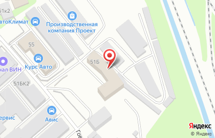 Оптово-розничная компания Автоколор на улице Ленинградской на карте