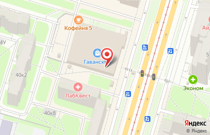 Аптека Невис в ​ТЦ Гаванский на карте