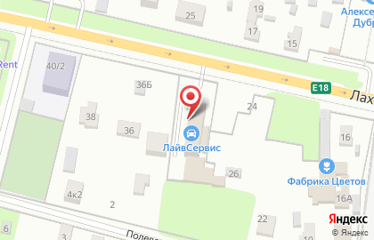 Компания Sever Trucks на Лахтинском проспекте на карте