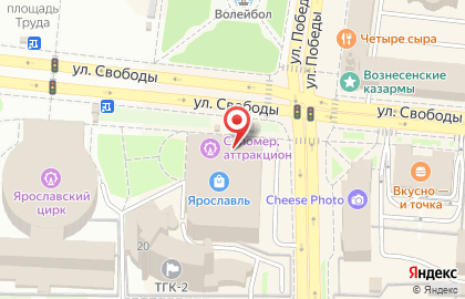 Интернет-магазин мебели ВашаКомната в ТЦ Ярославль на карте