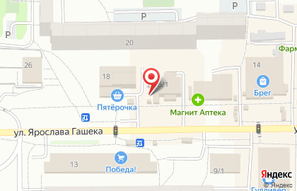 Магазин кондитерских изделий в Ленинском районе на карте