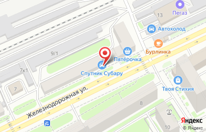 Торговая компания Тиккурила на Площади Гарина-Михайловского на карте