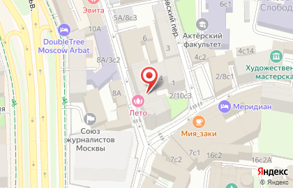 Школа танцев Premium Dance на метро Арбатская (Филевская линия) на карте