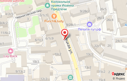 Кофейня фиксированных цен Cofix на Пятницкой улице на карте