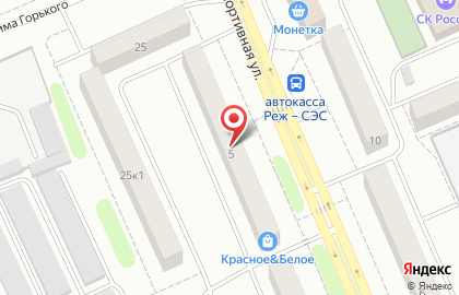 Супермаркет Красное & Белое на Спортивной улице на карте