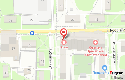 Центр легкого фитнеса для женщин Тонус на Российской улице на карте