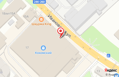 Магазин кондитерских изделий Парус на Ивановской улице на карте