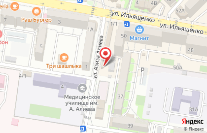 Кафе Халал в Каспийске на карте