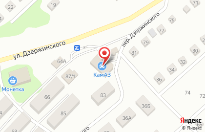 Компания Сибирь-авто на улице Дзержинского на карте