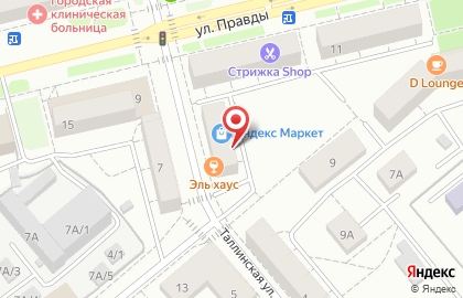 Лео на Таллинской улице на карте