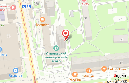 Семейная парикмахерская в Ленинском районе на карте