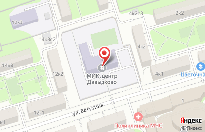 Московский индустриальный колледж на Славянском бульваре на карте