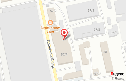 Малина на улице Петра Мерлина на карте