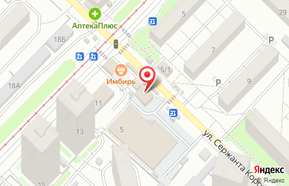 Киоск по продаже кондитерских изделий на Оловозаводской улице на карте