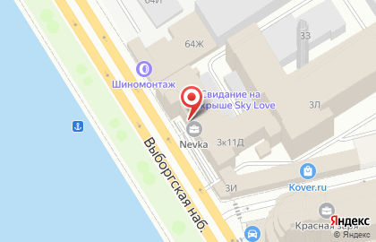 Деловой центр Nevka на карте
