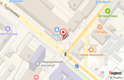 Магазин Фабрика обуви на Октябрьской улице на карте