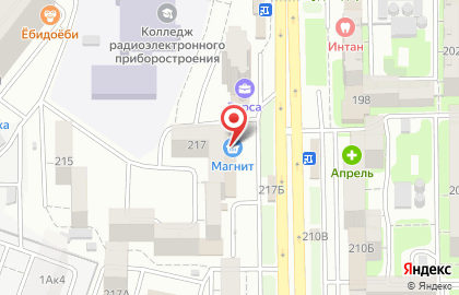 Супермаркет Магнит на проспекте Дзержинского, 217 на карте