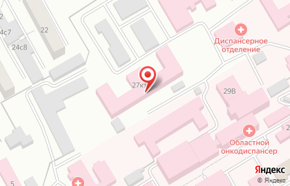 Тамбовская психиатрическая клиническая больница на Московской улице на карте