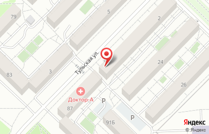 Оптовая фирма Оптик Плюс Групп на Тульской улице на карте