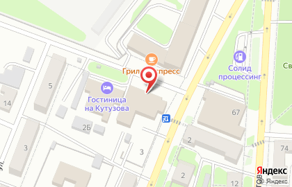 Супермаркет Магнит на улице Кутузова на карте