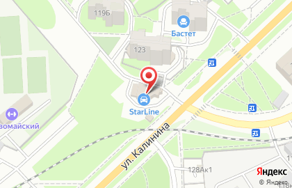 Фирменный центр СтарЛайн в Первомайском районе на карте