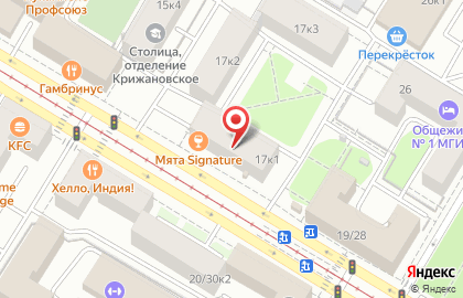 Интернет-магазин Amelia Gourmet на улице Кржижановского на карте