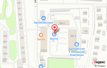 Ветеринарная клиника Балто в Ленинградском районе на карте