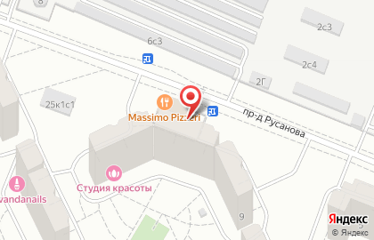 Салон-Парикмахерская на Русанова на карте
