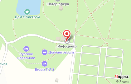 Арт-парк Никола-Ленивец в Калуге на карте