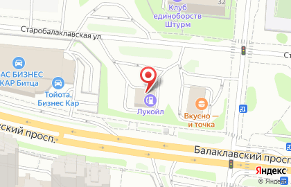 АЗС ЛУКОЙЛ на Азовской улице на карте
