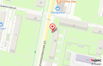 Салон-парикмахерская Svetlana на Краснополянской улице на карте