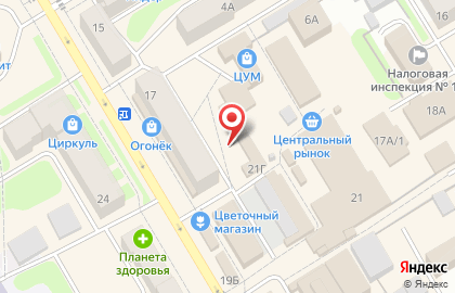 Мясной магазин в Перми на карте