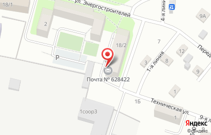 Почта России в Сургуте на карте