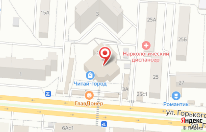Оранжевый Слон на улице Горького в Королёве на карте