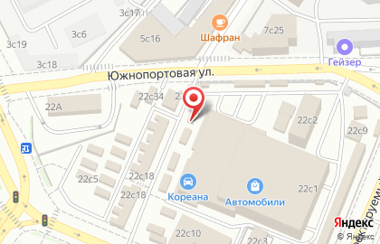 Центр автомасел СтройПромКапитал на Южнопортовой улице на карте