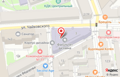 Кафе У летнего сада на карте