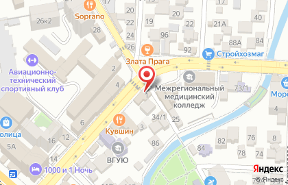 Продуктовый магазин Перекресток в Советском районе на карте