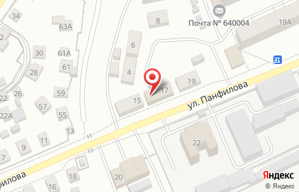 Светлое и темное на улице Панфилова на карте