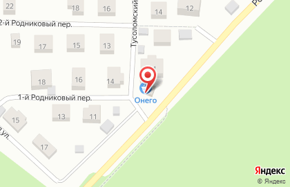 Продовольственный магазин Онего в Петрозаводске на карте