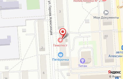Московский кредитный банк, ПАО в Алексине на карте