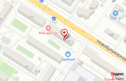 ТАКСА на Новобульварной улице на карте