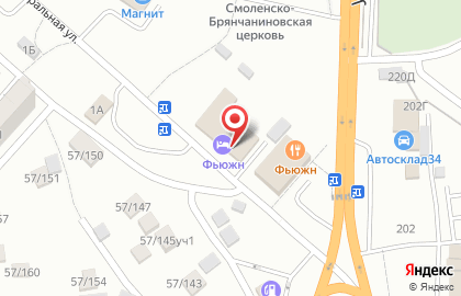 Ресторан Фьюжн в Волгограде на карте