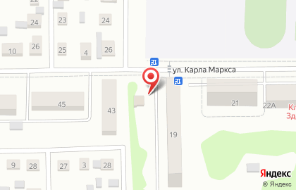 Продуктовый магазин Сергеевский на улице Маркса на карте