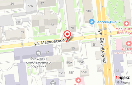 ООО Альянс на улице Марковского на карте