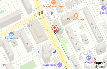 Почтовое отделение №29 на улице Горького на карте