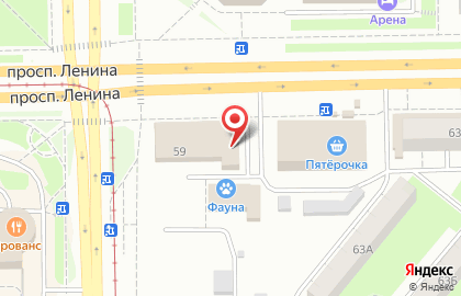 Тариф Мастер на проспекте Ленина на карте