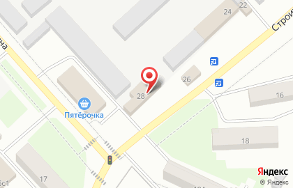Магазин автозапчастей Автомаг на Строительной улице на карте