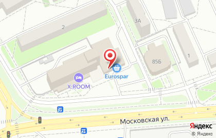 Аптечный пункт Витаминка на Московской улице на карте
