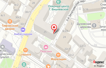 Фитнес-клуб Dr. Loder на улице Остоженка на карте