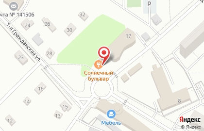 Продовольственный магазин в Москве на карте